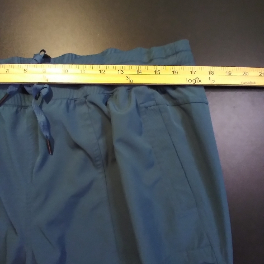 RBX Aqua Drawstring Flowy Capri Pants XL Pockets Athleisure Performance - Picture 4 of 10